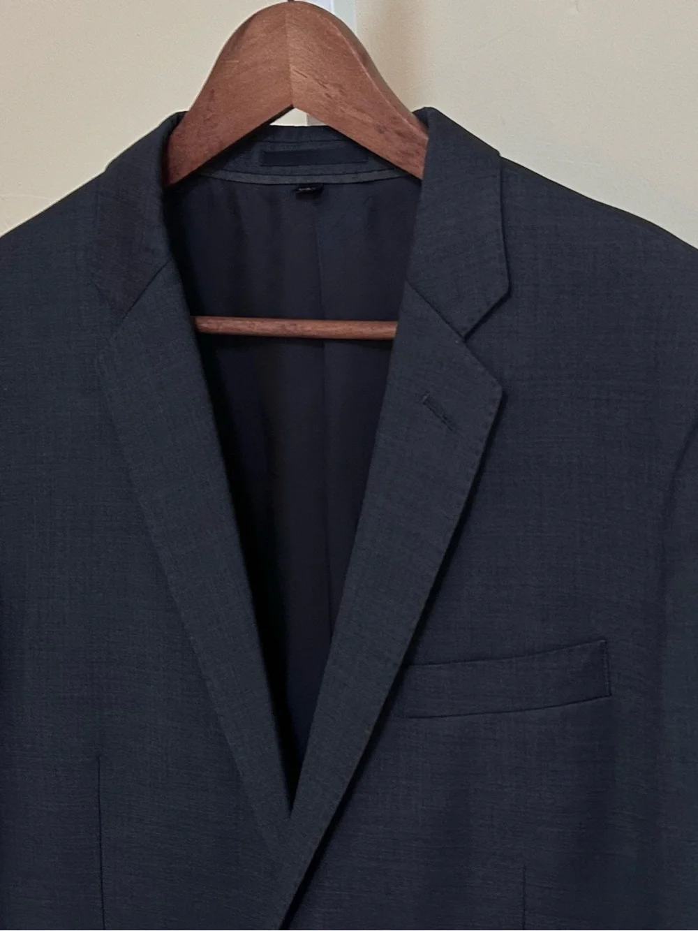 J.Crew Ludlow 42R Tollegno 1900 Italian Wool Blazer Sport Coat Charcoal Gray